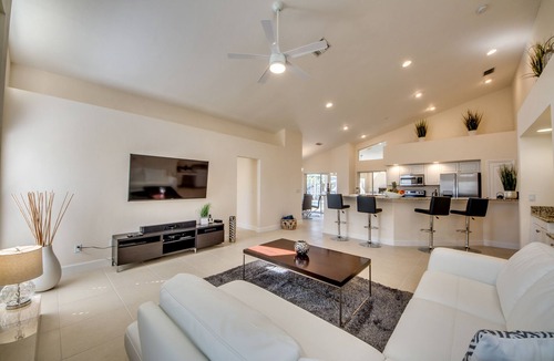 Pelican Villa | Great water views, large pool deck, house with pool table and lots of comfort