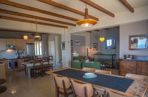 Kolymbari Villa | Green note villa sunset, a heavenly place under the sun
