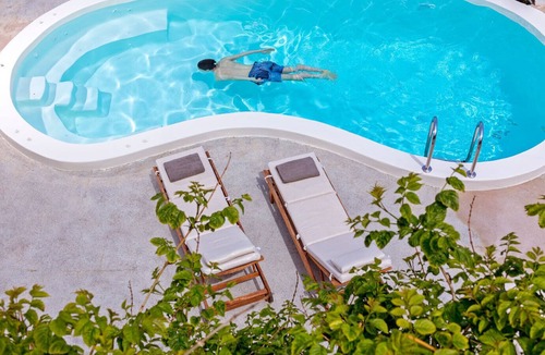 Imerovigli Villa | Green Windmill Santorini luxury villa with private pool and sea view