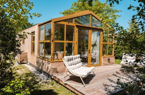 Scherpenzeel House | Groepsruimte + 4 Tiny Greenhouses (16 personen)