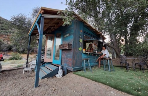 Leona Valley House | Groovy Little Patchwork Cabin