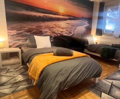 Mainaschaff House | Grosses Apartment Aschaffenburg 4 Schlafzimmer für bis zu 11 Gäste AschaffApartment Mainaschaff