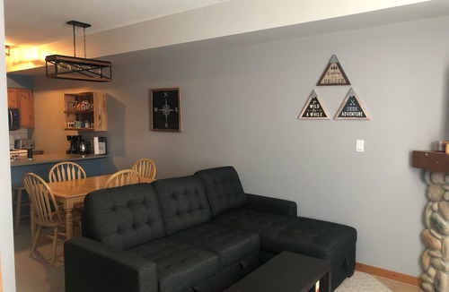 Silver Star Mountain Condo | Ground Floor Condo at Creekside - pet friendly, large mudroom, close to trails