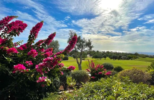 Aphrodite Hills Apartment | Ground floor apartment with golf and sea views - Roudias, Aphrodite Hills Resort