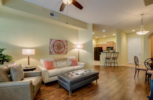 Park Place Apartment | GROUND FLOOR condo STEPS AWAY from pool & spa!! condo