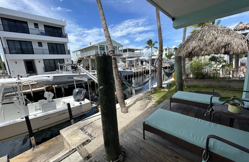 Key Largo Apartment | Ground floor private studio in paradise, canal front Key Largo, Ocean access.