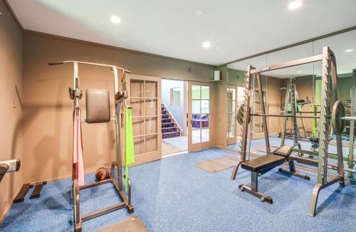 Newbury House | Group-Friendly Newbury Stunner: Home Gym, Hot Tub!