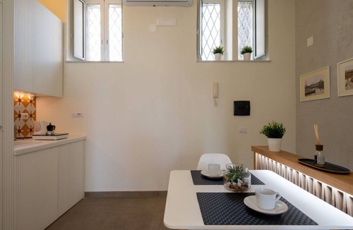 Aci Trezza Apartment | GuestHost - Cozy apartment of 43sqm, able to accommodate up to 2 people, located on the first floor of a renovated building with NO lift (stairs to access). The accommodation overlooks the wonderful Cyclops Riviera. In 8 minutes on foot it is possible to