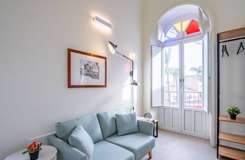 Aci Trezza Apartment | GuestHost - Cozy apartment of 43sqm, able to accommodate up to 2 people, located on the first floor of a renovated building with NO lift (stairs to access). The accommodation overlooks the wonderful Cyclops Riviera. In 8 minutes on foot it is possible to