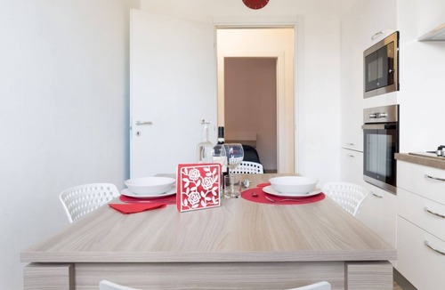 Pablo Apartment | GuestHost - The apartment is located on the raised ground floor of a building with an elevator, not suitable for the disabled. There are steps to access the elevator.In 66 square meters of space, it comfortably accommodates four people with a double bedr