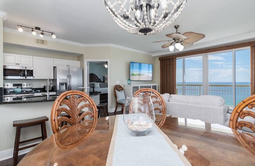 Miramar Beach Condo | GULF FRONT @ CELADON BEACH~Quiet West End! Wraparound Balcony ~ Free Beach Chair Service!