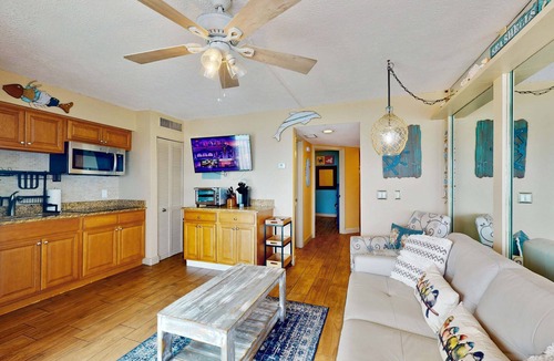 Belleair Beach Condo | Gulf front condo with pool beach access balcony and central AC dog friendly