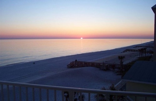 Fort Walton Beach Condo | Gulf Front, Top Floor End Unit with Front & Side View of Gulf