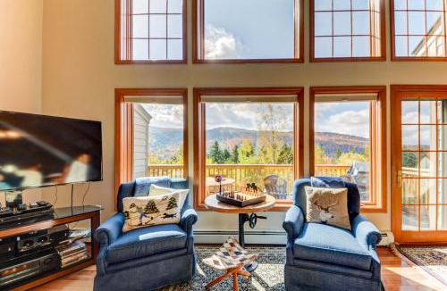 Carroll Villa | H4 Ski Slope Views! Bretton Woods condo with easy access to Mt Washington, Skiing, White Mountains!