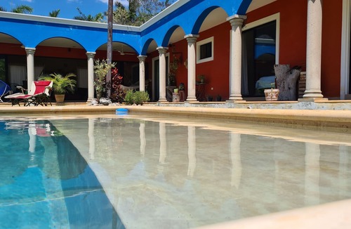 Merida House | Hacienda Cholul pool, harmony and fun