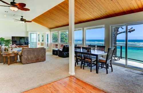 Wainiha House | Haena Beachfront With Stunning Panoramic Ocean Views TVNC # 5134