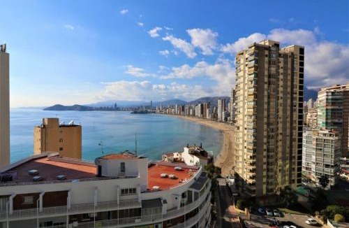 Benidorm Apartment | Halcon Levante Beach with Sea View