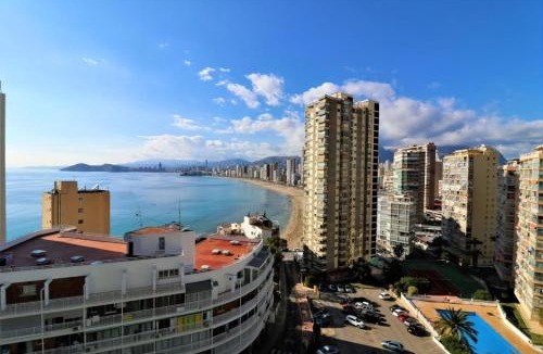 Benidorm Apartment | Halcon Levante Beach with Sea View
