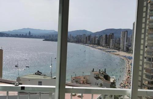 Benidorm Apartment | Halcon Levante Beach with Sea View