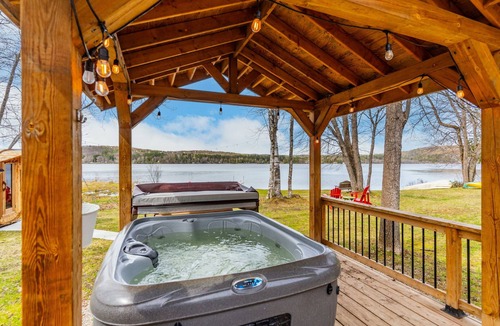Dysart et al Cottage | Haliburton Lakefront Escape with Hot Tub, Fire Pit, Sauna & BBQ