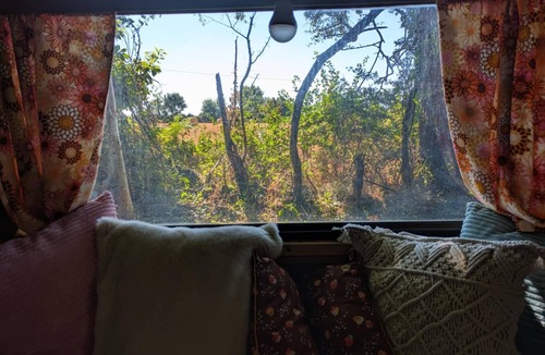 Saint-Palais RV Rental | ✨ Hanging tent & vintage caravan at the end of the world