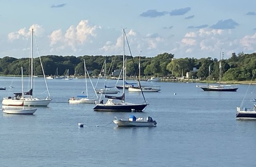 North Kingstown House | Harbor front, stairs to beach; beautiful outdoor spaces, grill ,kayaks, fire pit