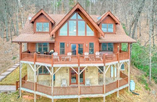 Lake Lure House | Hawk's View Log Cabin