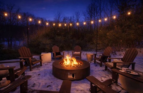 Logan Cabin | Heart of Hocking Hills: Pool, Sauna, Hot Tub, Game Room, Kids Climbing Wall