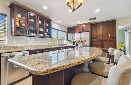 Palm Harbor House | Heated pool. 3-bedroom house in Palm Harbor