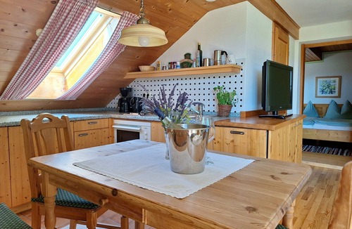 Wackersberg Apartment | Heissbauer Vacation Rental "Karwendelblick" with Mountain Views, 2 Bedrooms, and 2 Bathrooms