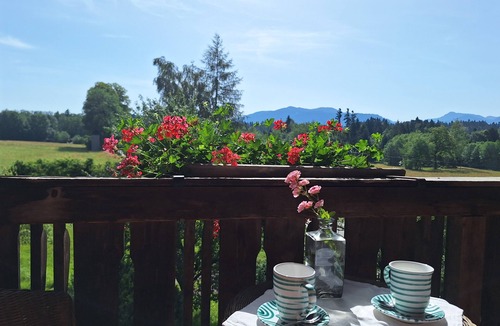 Wackersberg Apartment | Heissbauer Vacation Rental "Karwendelblick" with Mountain Views, 2 Bedrooms, and 2 Bathrooms