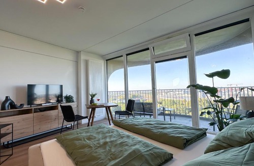 Antonsviertel Apartment | Helles Apartment mit tollem Blick über Augsburg