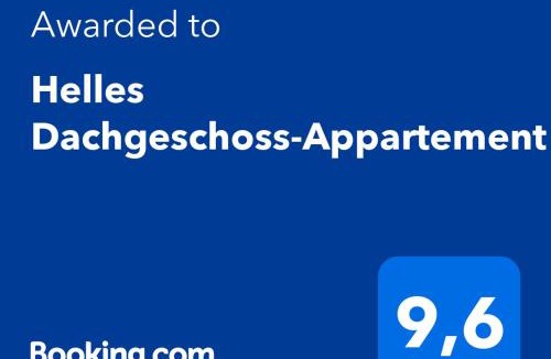 Verberg Apartment | Helles Dachgeschoss-Appartement