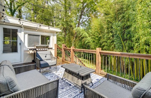Druid Hills House | Hendersonville Haven w/Fire Pit, Grill, Deck!