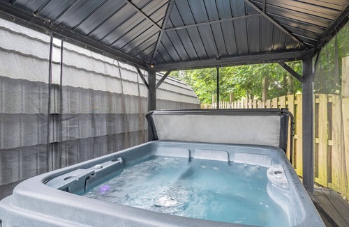 Newcastleton Cottage | Here at Riverview our hot tub pods have been warming up.