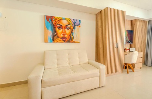 Crespo Apartment | HERMOSO APARTAMENTO DE LUJO CON VISTA AL MAR EN EL Edificio Cartagena Beach Resort CB1024