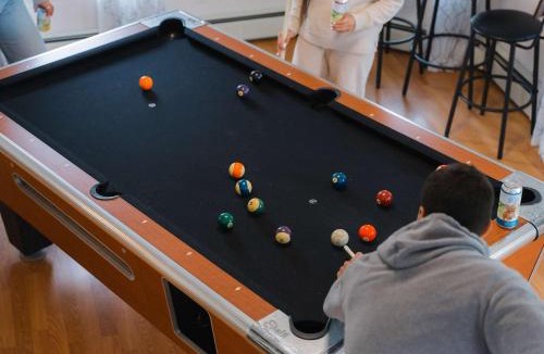 Western Gardens House | Heron Hideaway Game Room within walking distance to HWS & Seneca Lake