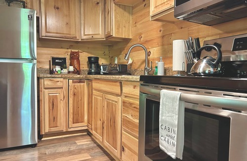 Kimbolton Cabin | Hidden Cabin with covered porch & fire pit! Minutes to Salt Fork.