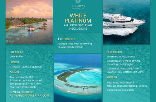 Dhonakulhi Resort | Hideaway Beach Resort & Spa - COMPLIMENTARY RETURN Shared Seaplane or Domestic Flight for two guests for a minimum of 7 nights or more for stays until 30th September 2026