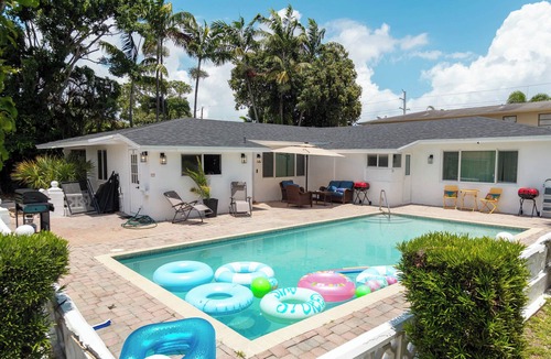 Coral Ridge Isles Apartment | Hideaway Studio · Pool · Backyard · Las Olas · Hard Rock · MAJOR INTERNATIONAL SPORTING EVENT 2026 · Sleeps 3