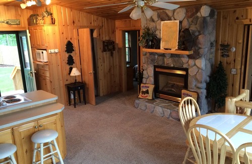 Ossipee Cabin | *HIGH DEMAND* Sugar Sand Beach & Cozy Cabin That Sleeps 10 on Pelican Lake!