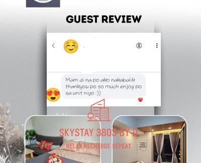 Bago Bantay Apartment | High-Floor Studio with City Views- Skystay 3803 by D