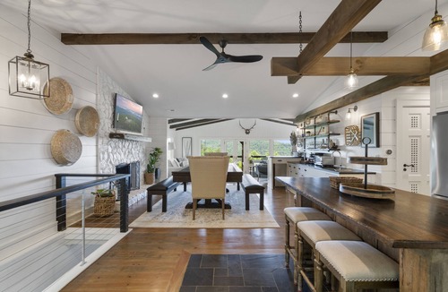 Highlands House | High Noon: Modern Mountaintop Home w 2 Covered Porches, Firepit | Pet Friendly