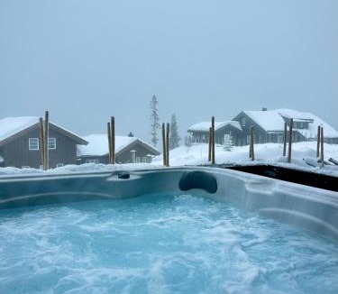 Tretten Villa | High-standard cabin with jacuzzi & stunning views