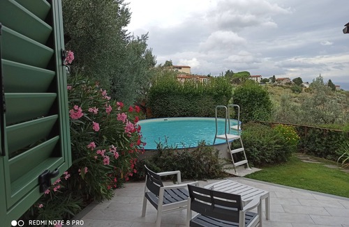 Santa Cristina a Mezzana Apartment | HILLS OVERLOOKING FLORENCE, TUSCANY, GREAT VIEW, PRIVATE POOL, GARDEN, A/C