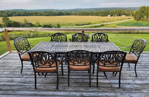 Town of Otto Ski Chalet | Hilltop Chalet with an Unforgettable Valley View. 13 minutes from Ellicottville!