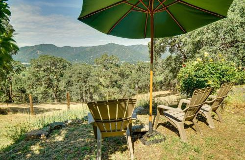Vichy Springs Apartment | 'Hilltop Loft' Ukiah Vacation Rental!