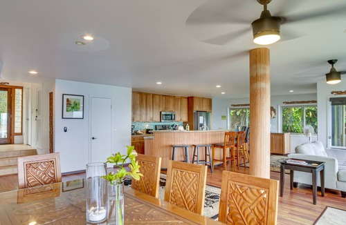 Hilo House | Hilo Home w/Private Deck + Stunning Ocean Views!