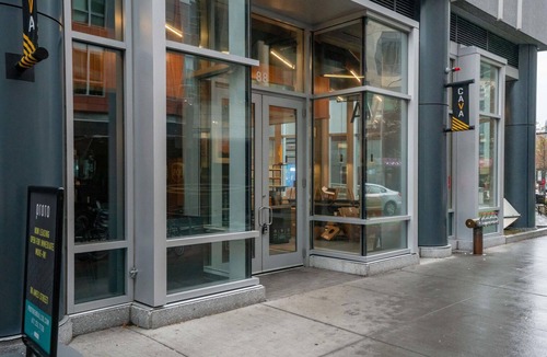 MIT Apartment | Hip Kendall Square Studio w/W/D, Gym & Concierge near MIT, by Blueground