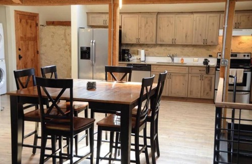 Solon House | Historic 1838 Stone Stable Hayloft rustic restored condominium sleeps 6